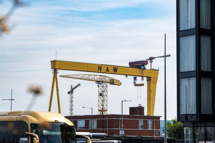Shipyard crane in Belfast